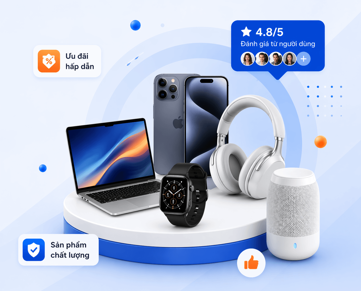 Cụm sản phẩm review công nghệ và gia dụng