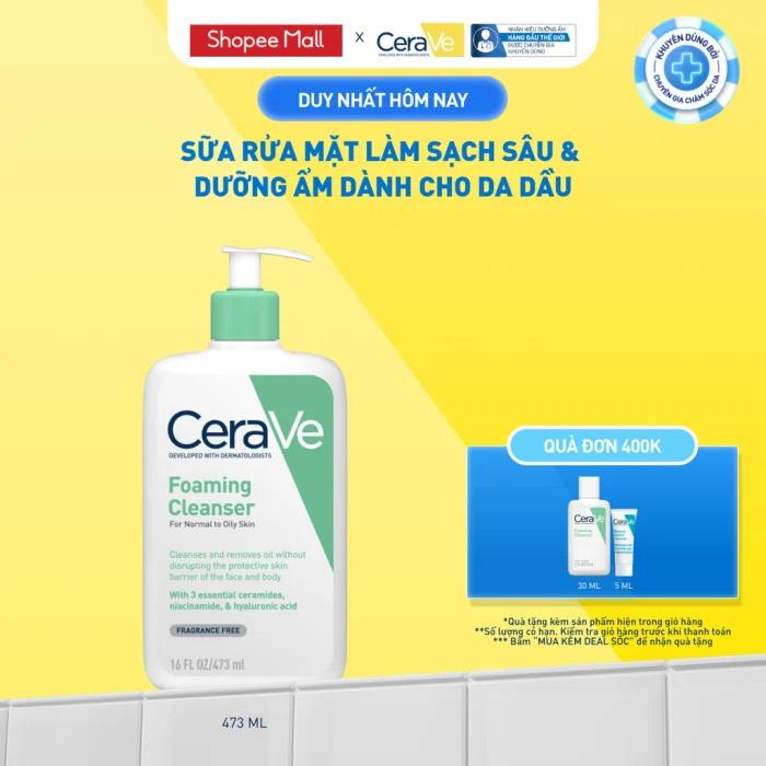 CeraVe Foaming Facial Cleanser review sau một tháng trải nghiệm