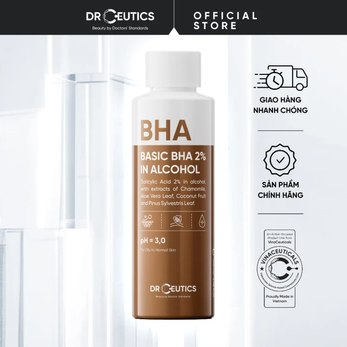 DRCEUTICS Basic BHA 2% nền cồn có hiệu quả năm 2026?