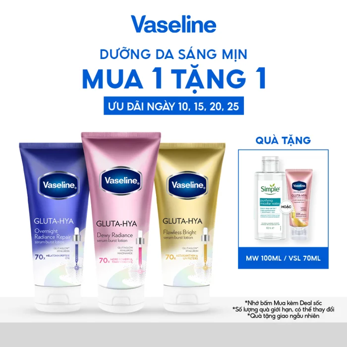 Serum Vaseline Gluta-Hya dưới góc nhìn người dùng thực tế