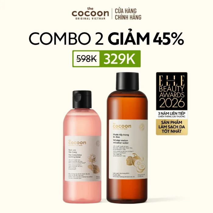 Combo Cocoon sen bí đao trải nghiệm thực tế sau nhiều tuần