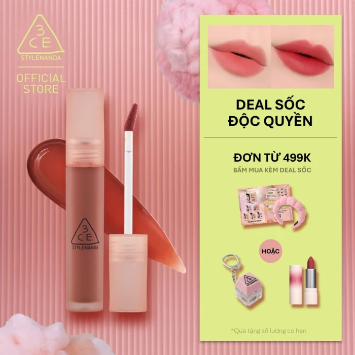 Son Kem Lì 3CE Blur Water Tint sau thời gian dùng thực tế